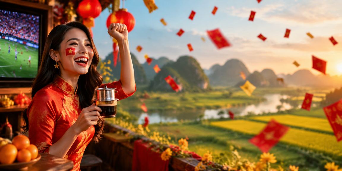 Người dùng nhận thưởng và kiểm tra số dư tài khoản tại quán cà phê Ninh Bình
