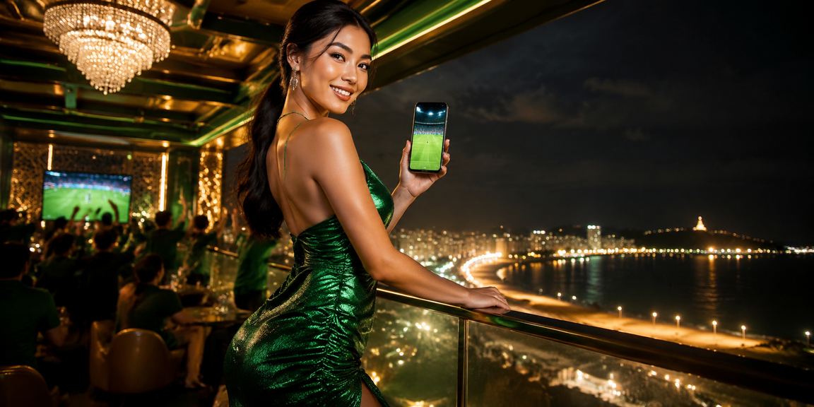 Người dùng trải nghiệm casino di động trên bãi biển Vũng Tàu